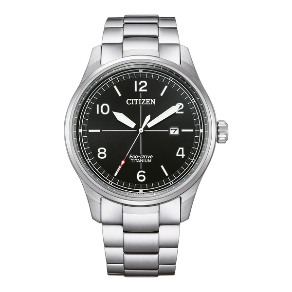 Citizen Eco-Drive Black Dial Watch BM7570-80E