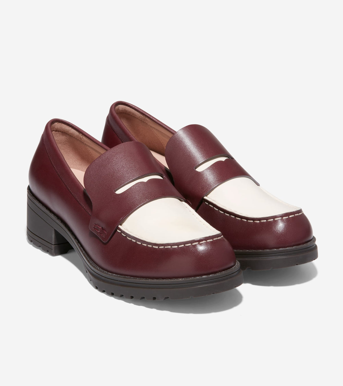 Γυναικεία Camea Penny Loafer Bloodstone-Ivory (W28817B) - Cole Haan
