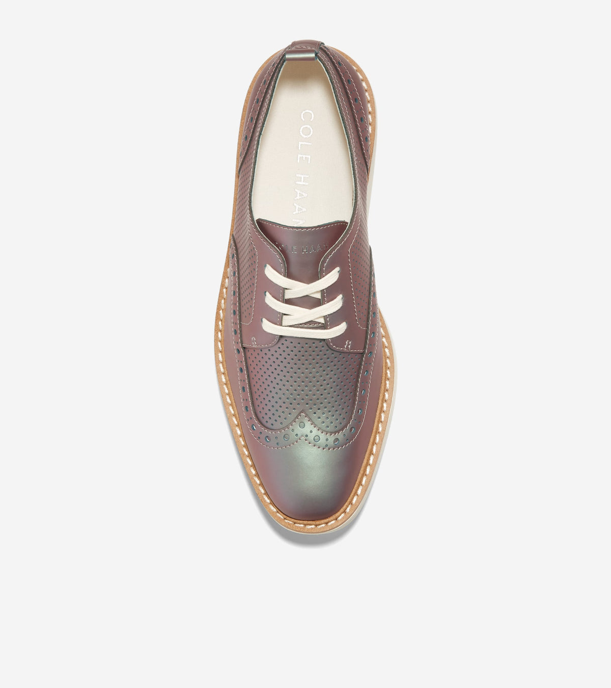 Γυναικεία ØriginalGrand Platform Wingtip Oxfords Iridescent-Ivory (W28702B) - Cole Haan