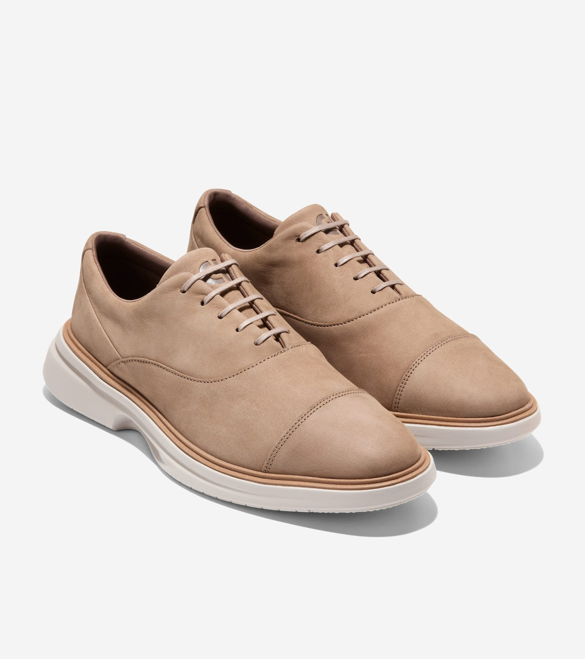 Ανδρικά ØriginalGrand CitySpectre Cap Toe Oxfords Irish Coffee-Dark Natural (C44454W) - Cole Haan
