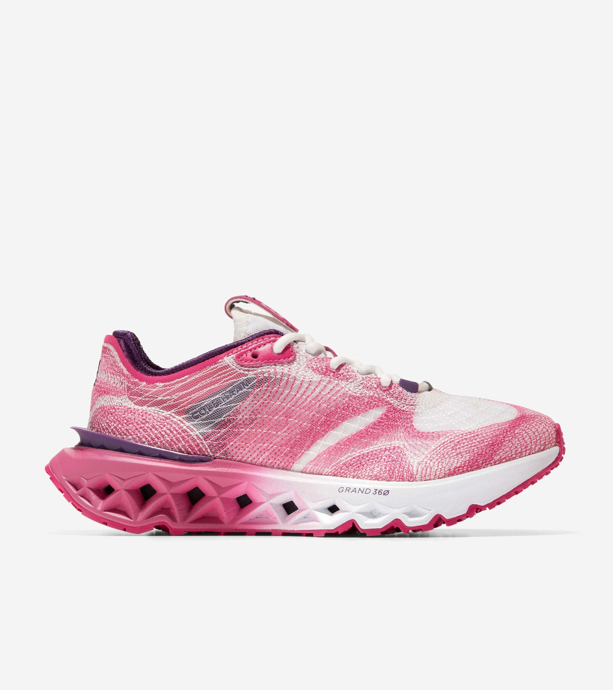 Γυναικεία 5.ZERØGRAND Embrostitch Running Sneakers Pink Yarrow-Blackberry Cordial-White Optic (W30063C) - Cole Haan