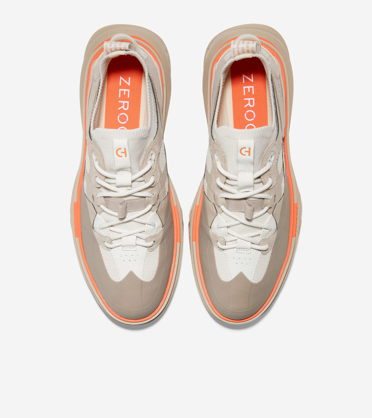 Ανδρικά 5.ZERØGRAND WRK Sneakers Silver Birch-Cobblestone-Scarlett Orange (C36974W) - Cole Haan