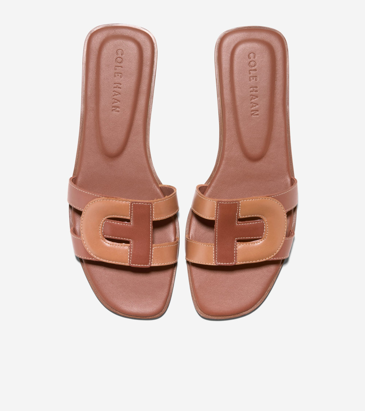 Γυναικεία Chrisee Slide Sandals Dark Cuoio Brown-Pecan (W29329B) - Cole Haan