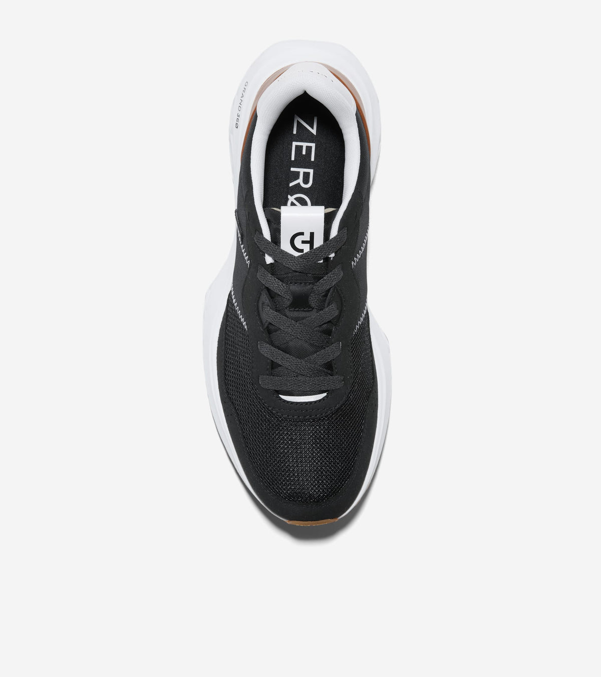 Ανδρικά ZERØGRAND All-Day Running Shoes Black-Natural Tan-Optic White (C36581M) - Cole Haan