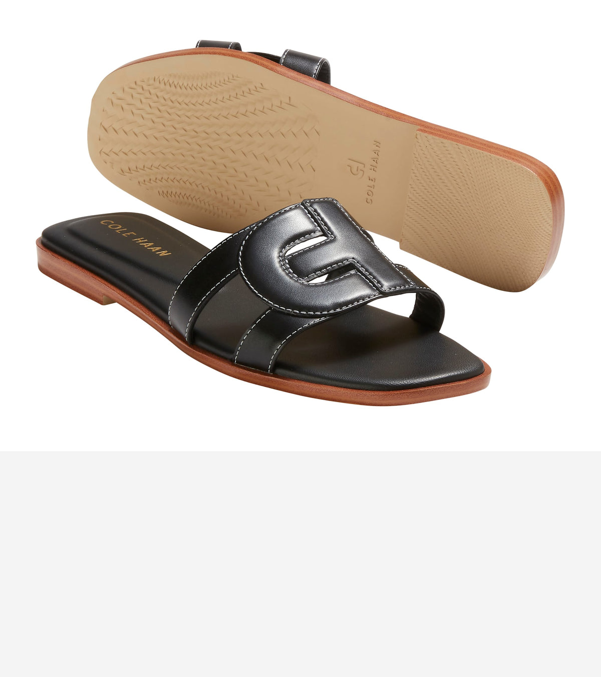 Γυναικεία Chrisee Slide Sandals Black (W29326B) - Cole Haan