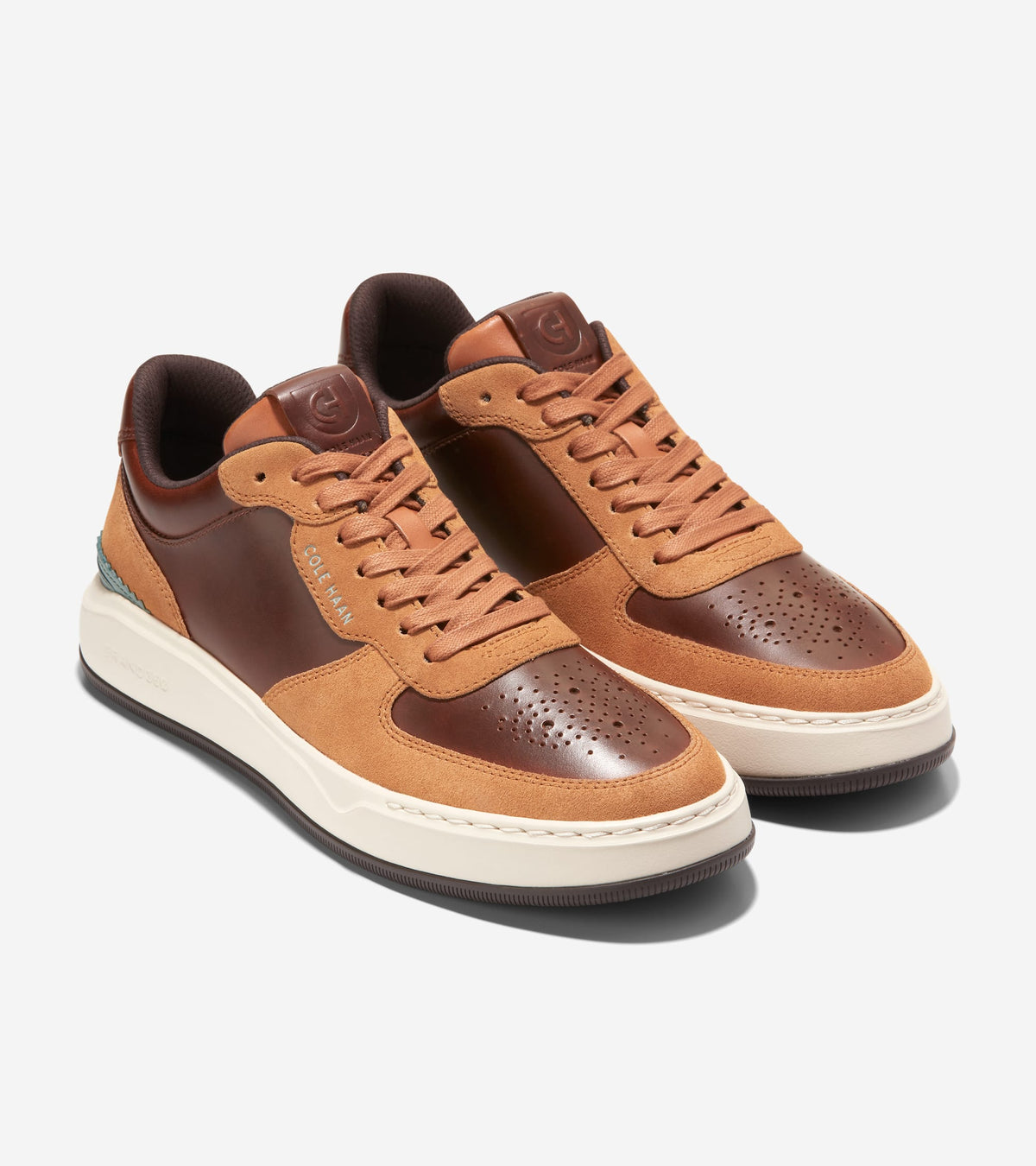 Ανδρικά GrandPrø Crossover Sneakers Acorn Brown-Trellis-Ivory (C38995M) - Cole Haan