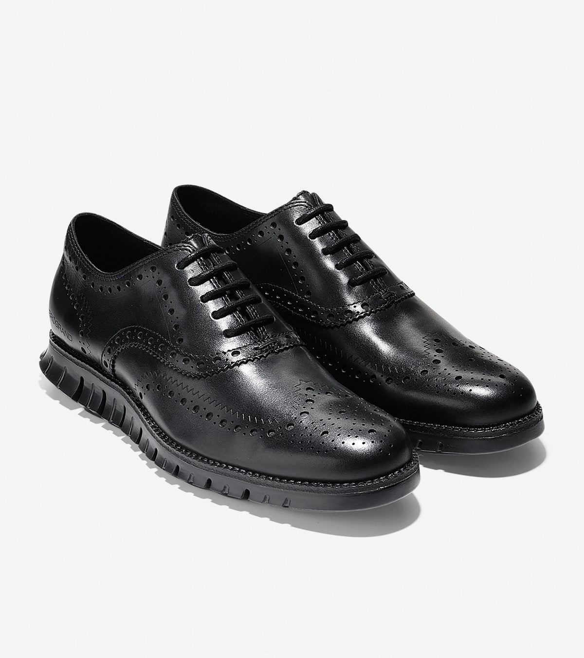 Ανδρικά ZERØGRAND Wingtip Oxford Black-black (C20719) - Cole Haan