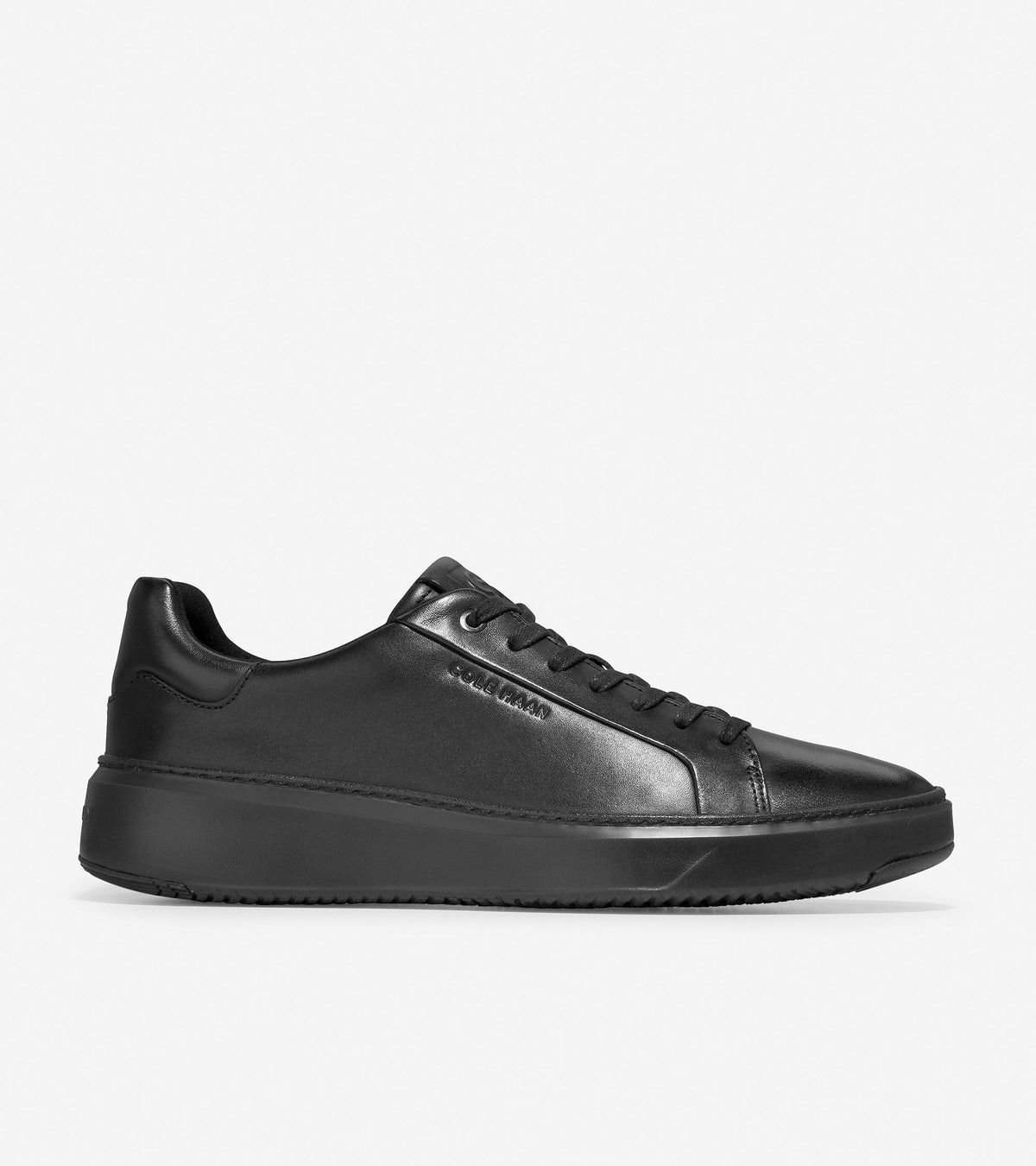 Ανδρικά GrandPrø Topspin Sneaker Black Leather-Black (C36412M) - Cole Haan