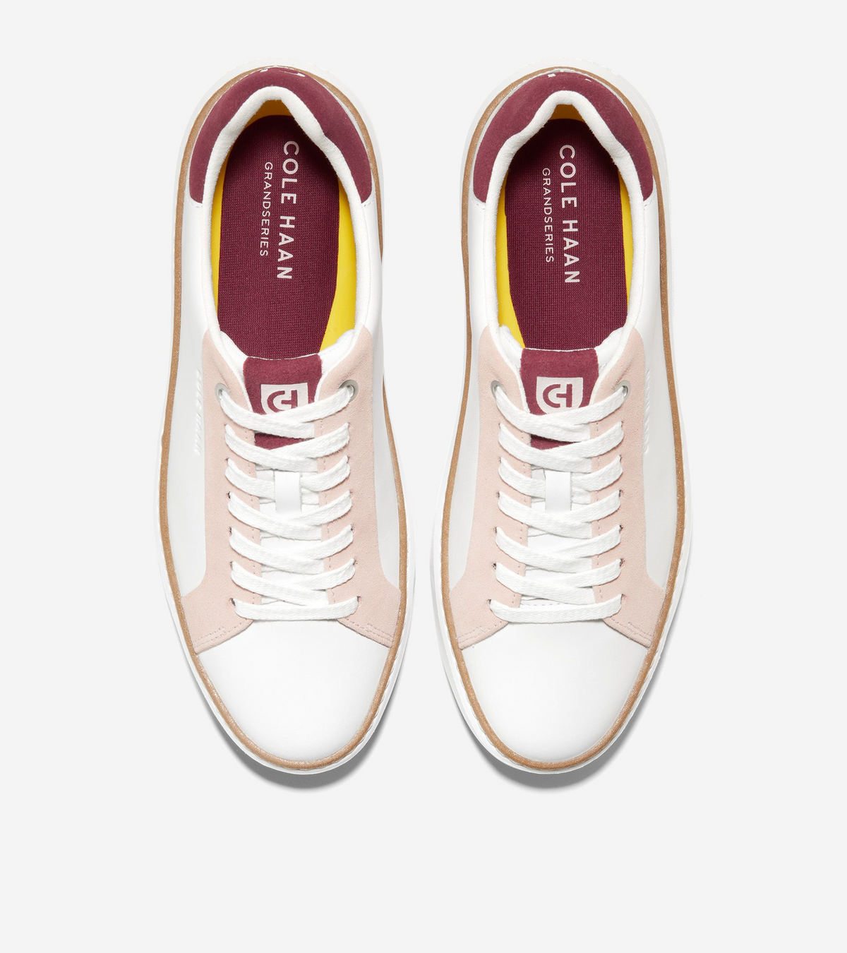 Γυναικεία GrandPrø Topspin Sneaker Bordeaux White-Syrah (W28062C) - Cole Haan