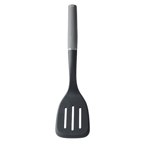 KitchenAid Slotted Turner, Charcoal Grey, Carded