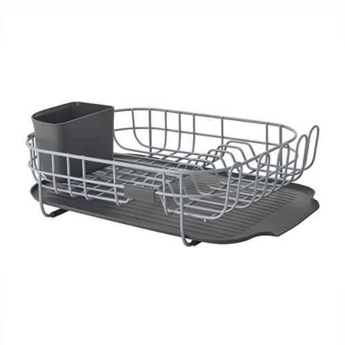 KitchenAid Low Profile Dish Rack, Charcoal Grey, Boxed