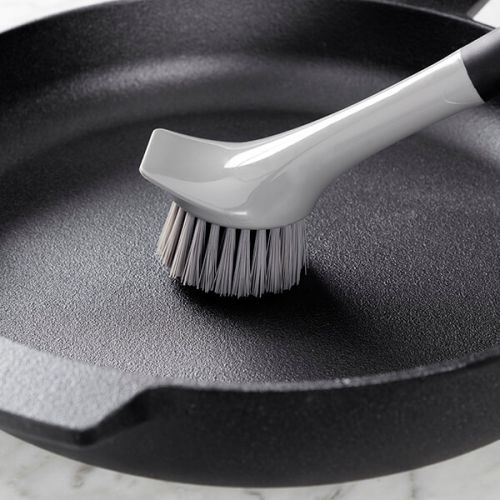 KitchenAid Cast Iron Brush Cleaner, Charcoal Grey, Carded