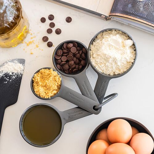 KitchenAid Σετ με 4 Μεζούρες - Γκρι