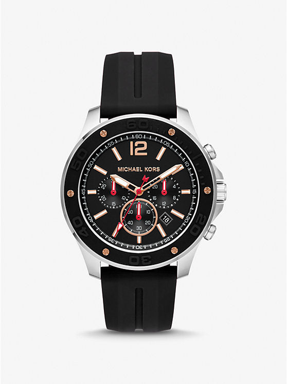 Ρολόι Michael Kors Oversized Nolan Chronograph Black Dial MK9071 Quartz - Ανδρικό