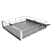 Συρόμενη Βάση Οργάνωσης Ντουλαπιού 50,2cm, Γκρι Πλαστικό & Μεταλλικός Σκελετός - KT1120 Simplehuman