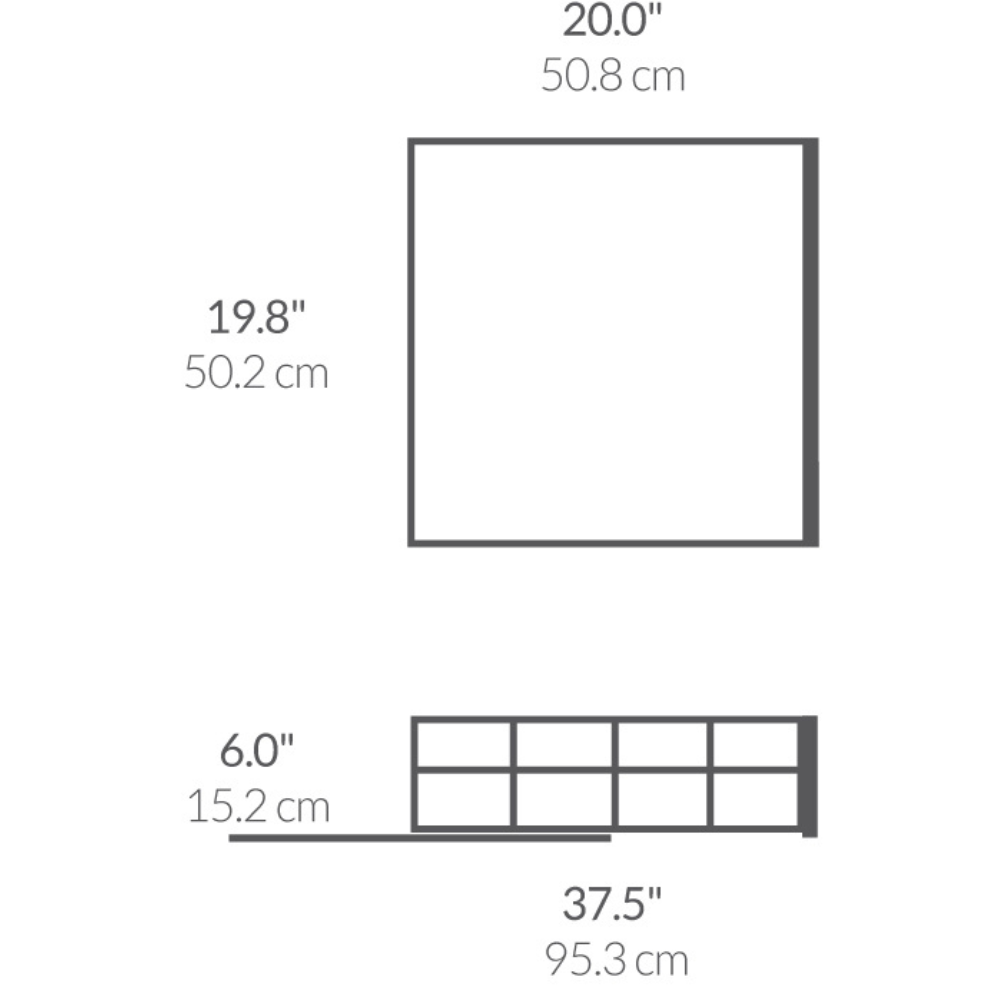 Συρόμενη Βάση Οργάνωσης Ντουλαπιού 50,2cm, Γκρι Πλαστικό & Μεταλλικός Σκελετός - KT1120 Simplehuman