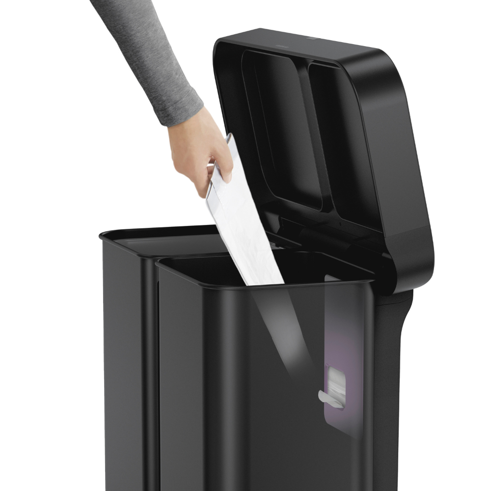 Ορθογώνιος Κάδος Ανακύκλωσης με Πεντάλ 58L - CW2117 Simplehuman