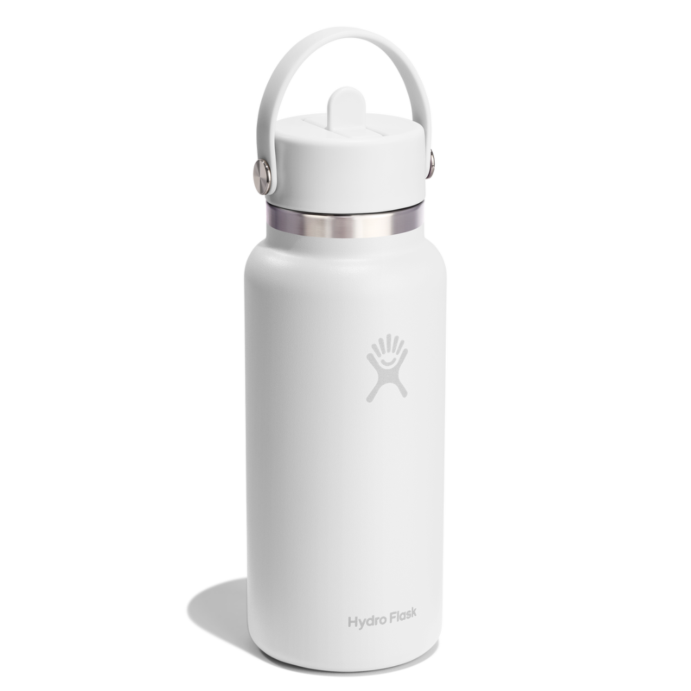 Hydro Flask Μπουκάλι Wide Mouth Flex Straw Cap 946 ml – White (W32CFS110)