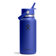 Hydro Flask Μπουκάλι Wide Mouth Flex Straw Cap 946 ml – Capri Blue (W32CFS382)