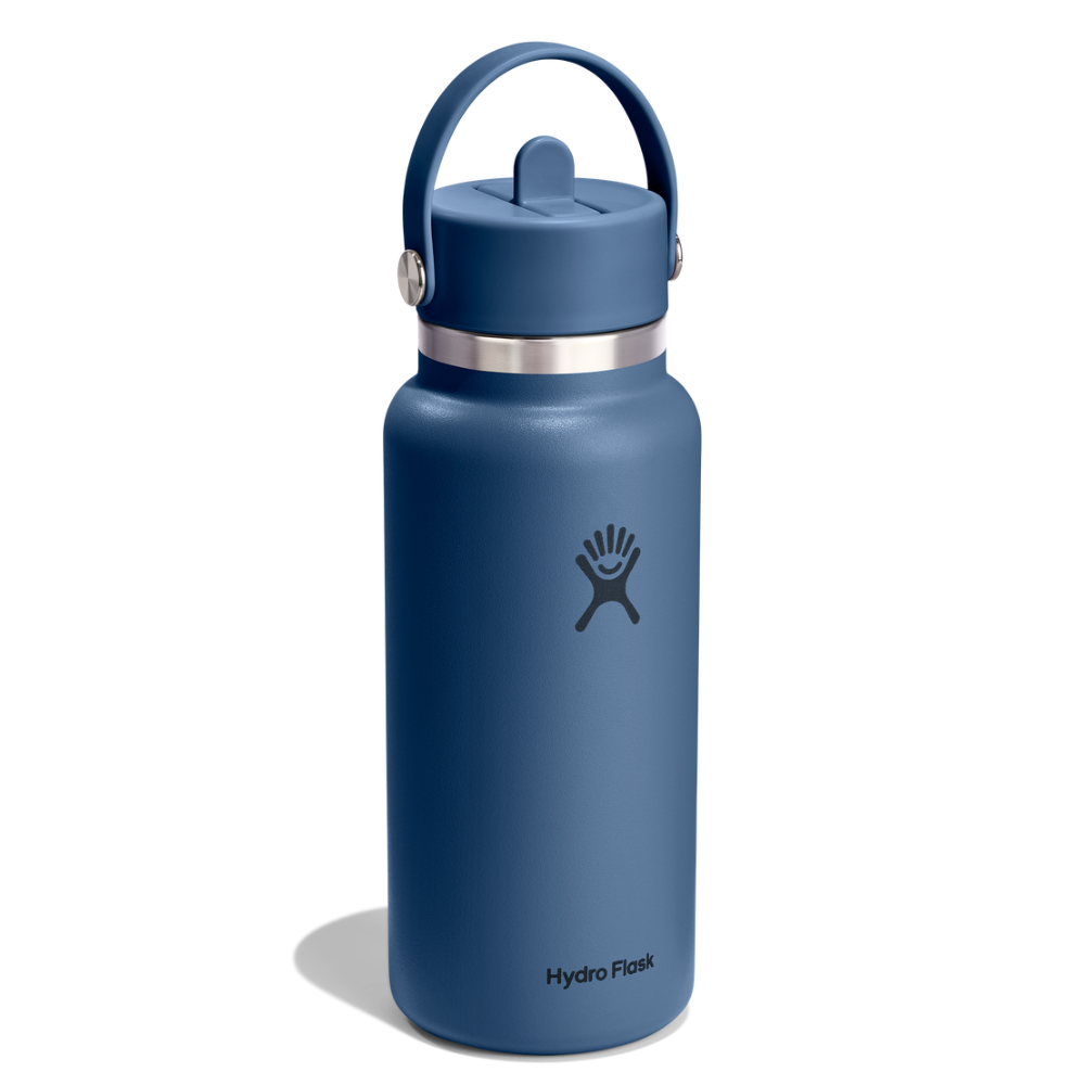 Hydro Flask Μπουκάλι Wide Mouth Flex Straw Cap 946 ml – Harbor Blue (W32CFS384)