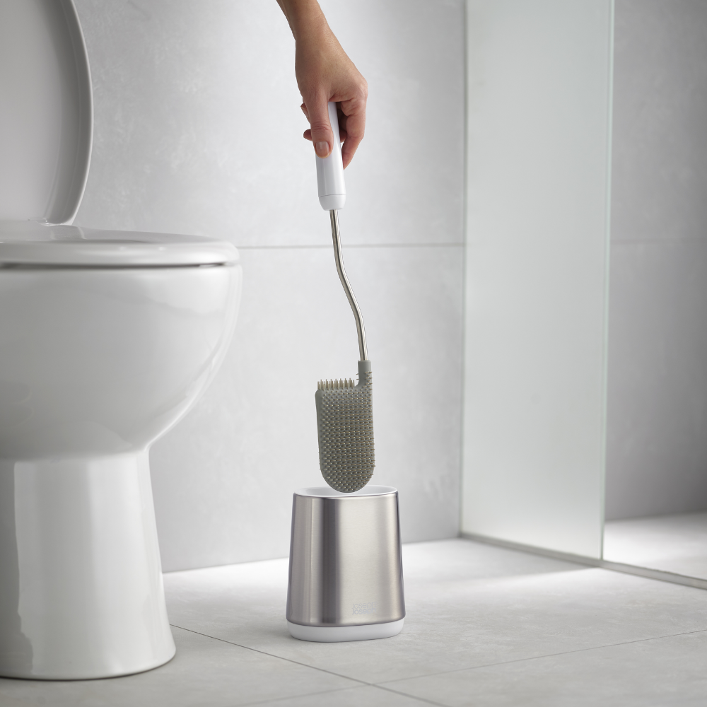 Joseph Joseph Duo Flex Lite Toilet Brush Steel