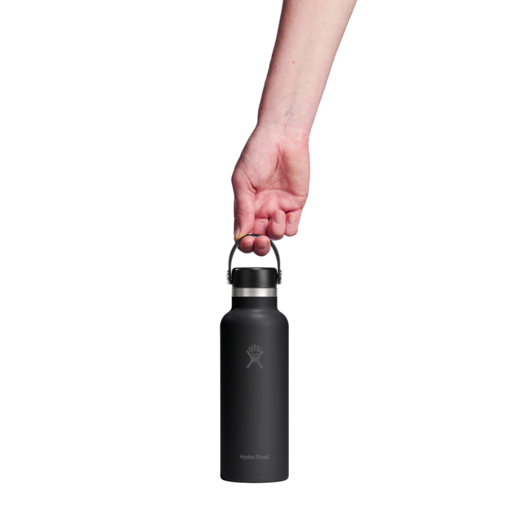 Hydro Flask Μπουκάλι Standard Mouth Flex Cap 532 ml – Black (S18CSX001)