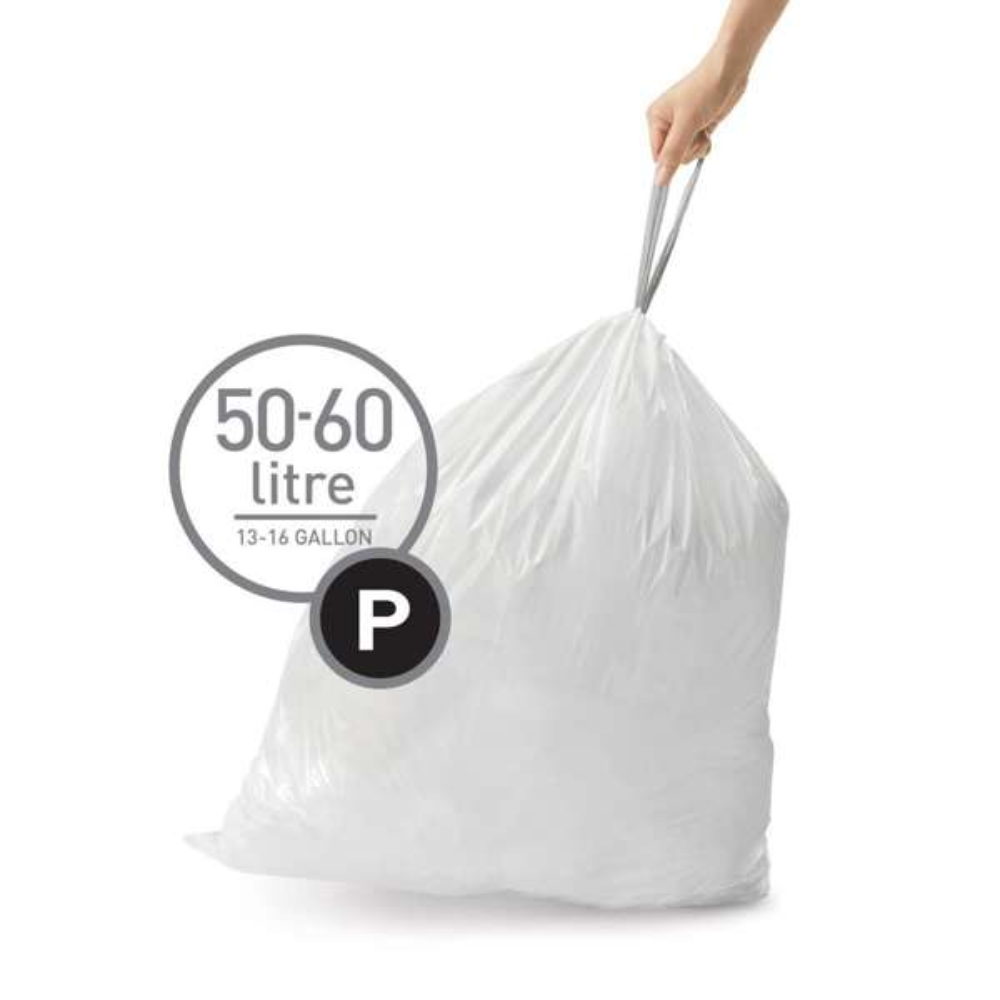 Simplehuman code P custom fit liners, 20 pack (CW0175)