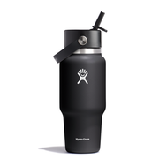 Hydro Flask Μπουκάλι Wide Mouth Flex Straw Travel 710 ml – Black (WT24BFS001)