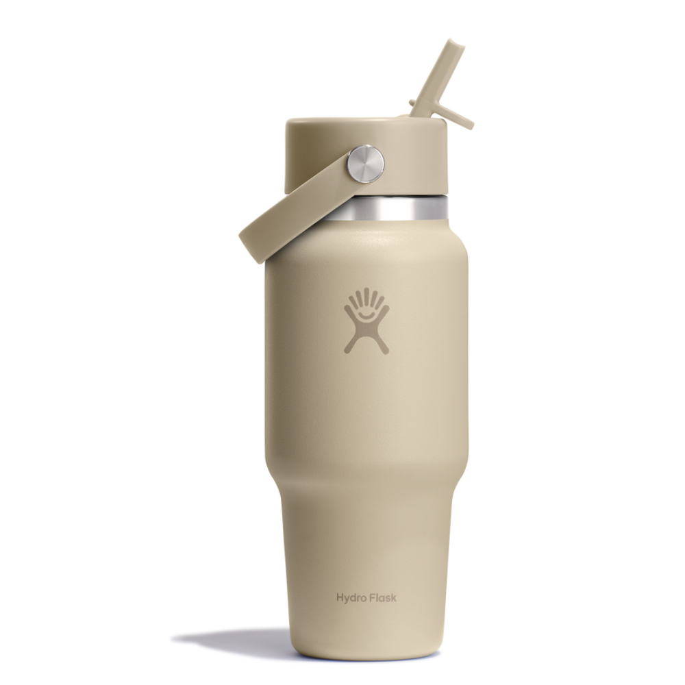 Hydro Flask Μπουκάλι Wide Mouth Flex Straw Travel 710 ml – Oat (WT24CFS114)