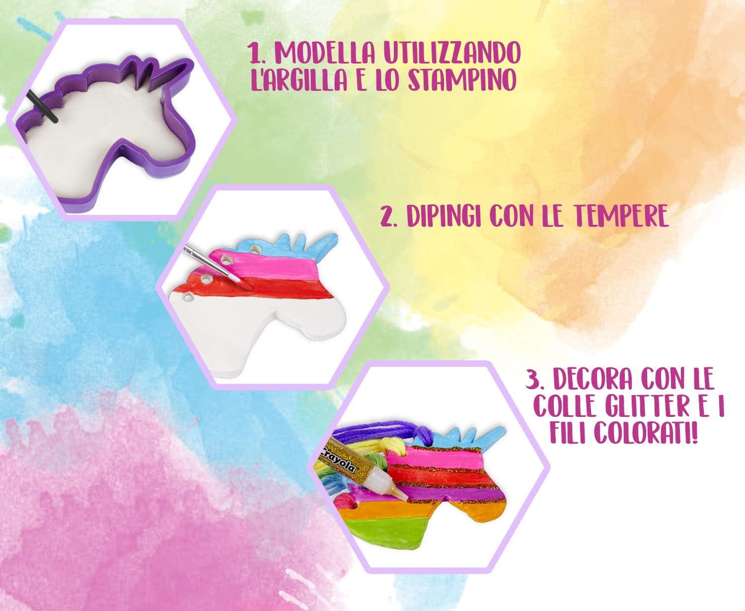 Ζωγραφική Crayola Creations Unicorn Kit για 5+ Ετών