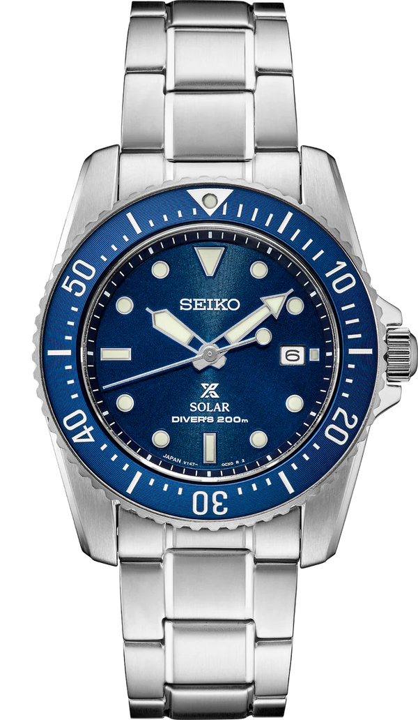 Ρολόι Seiko Prospex Blue Dial SNE585 Eco-Drive - Ανδρικό