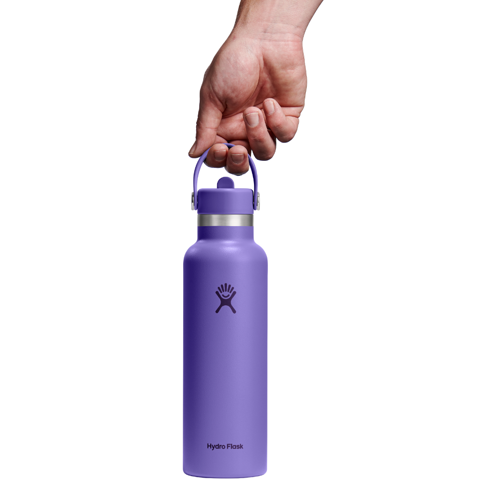 Hydro Flask Μπουκάλι Standard Mouth Flex Straw Cap 621 ml – Utopia Purple (S21CFS527)