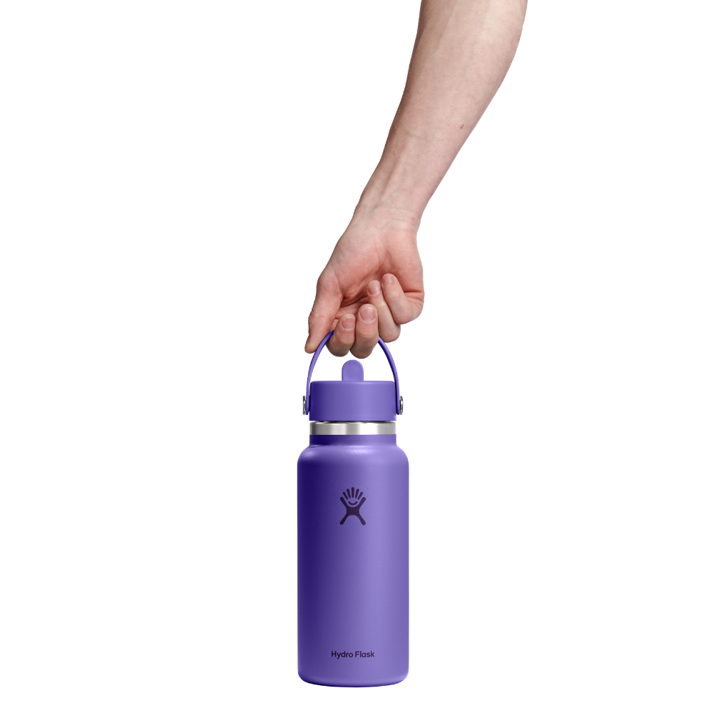 Hydro Flask Μπουκάλι Wide Mouth Flex Straw Cap 946 ml – Utopia Purple (W32CFS527)