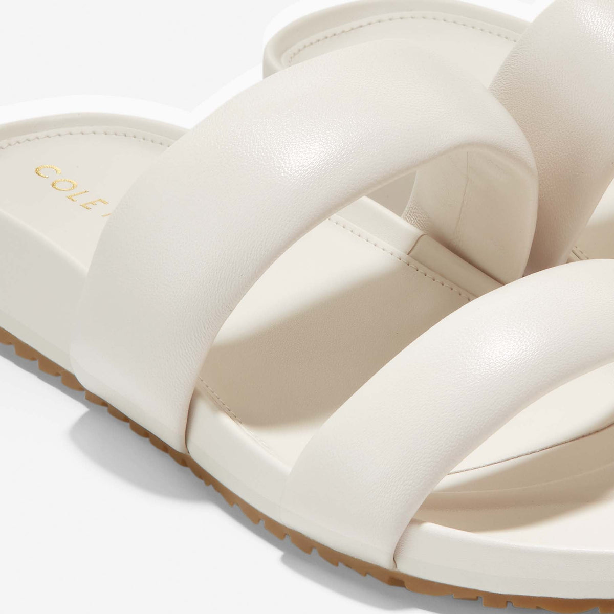 Γυναικεία Mojave Double Band Slide Sandal Ivory (W28501C) - Cole Haan