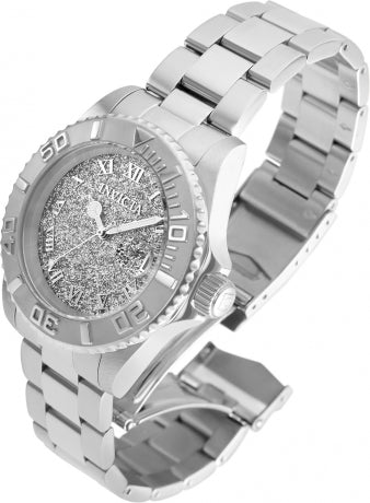 Invicta Angel Silver Glitter Dial  Γυναικείο Ρολόι 40mm  22706
