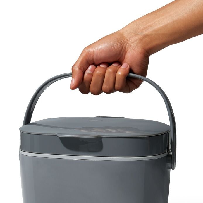OXO Κάδος Κομποστοποίησης Easy-Clean 6.6L Charcoal (13294600)