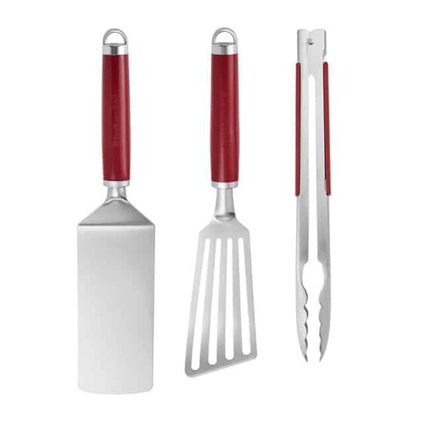 KitchenAid 3pc Indoor Grilling Set, Empire Red, Carded