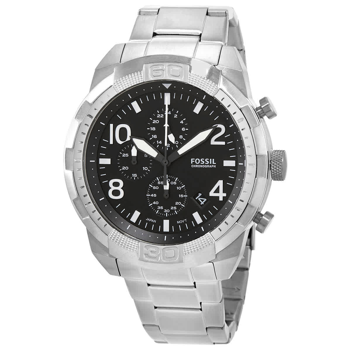 Ρολόι Fossil Chronograph Quartz Black Dial FS5710 Ανδρικό