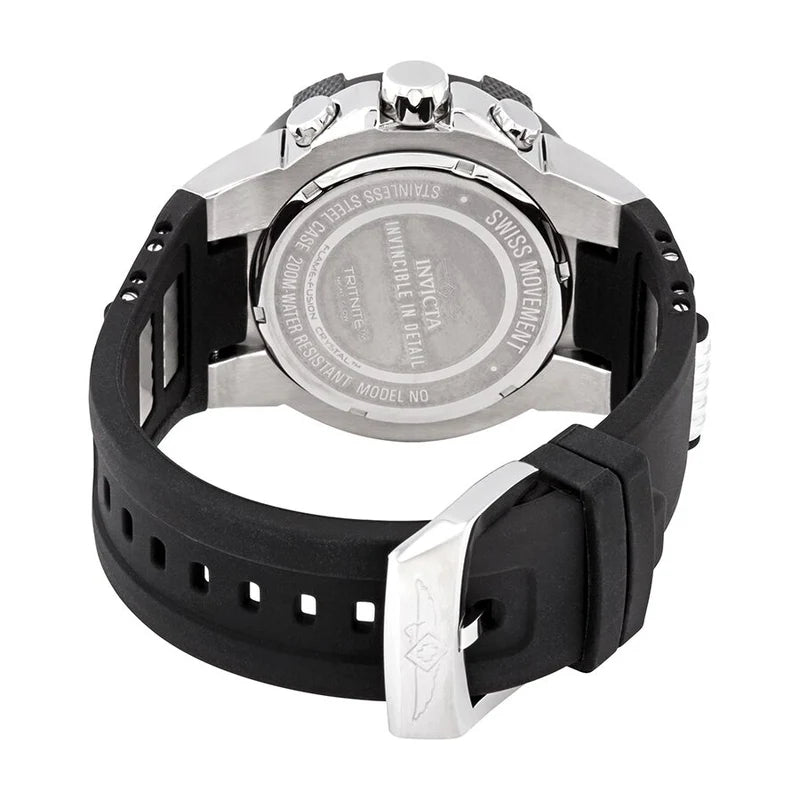Invicta 25860 Aviator Chronograph Quartz Black Dial Men's Watch 51.5mm