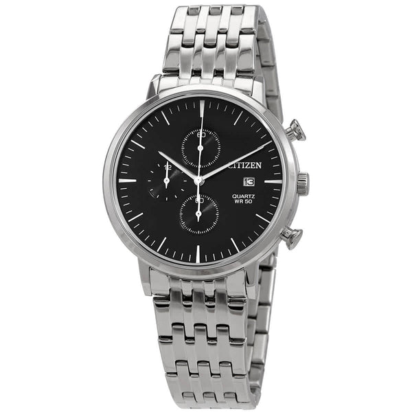 Ρολόι Citizen Chronograph Black Dial AN3610-55E Quartz - Ανδρικό