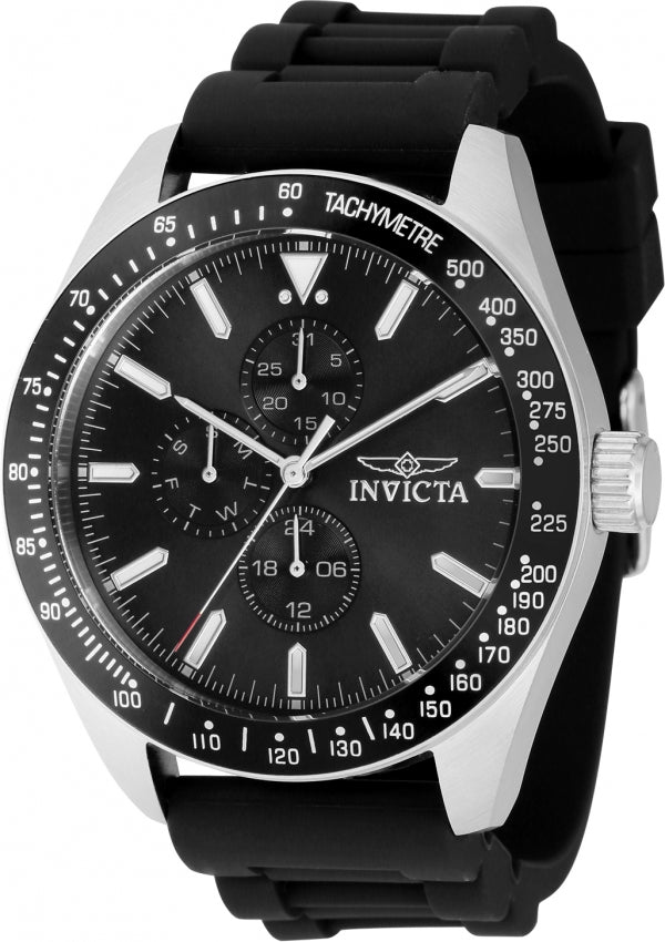 Ρολόι Invicta Aviator GMT Black Dial 38402 Quartz - Ανδρικό