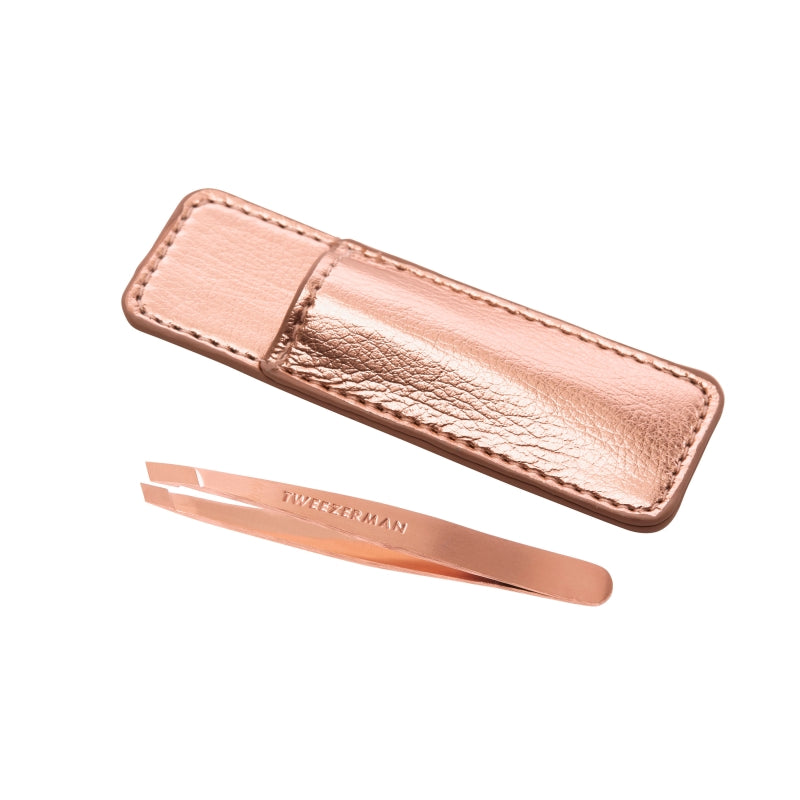 Τσιμπιδάκι Φρυδιών Rose Gold με Θήκη - Tweezerman 1254-R