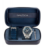 Ρολόι Nautica Long Beach Chrono Set NAPLECR01 Quartz - Ανδρικό