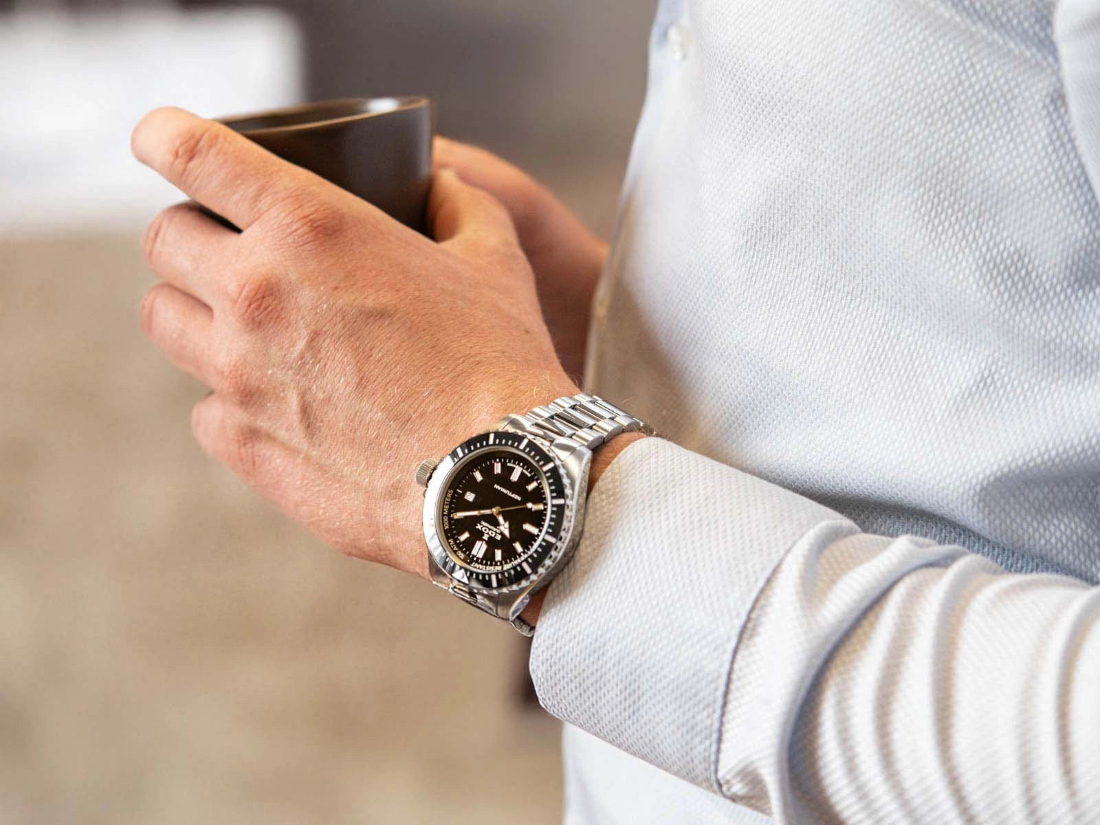 Ρολόι EDOX Skydiver Neptunian 80120-3NM-NIN Automatic - Ανδρικό