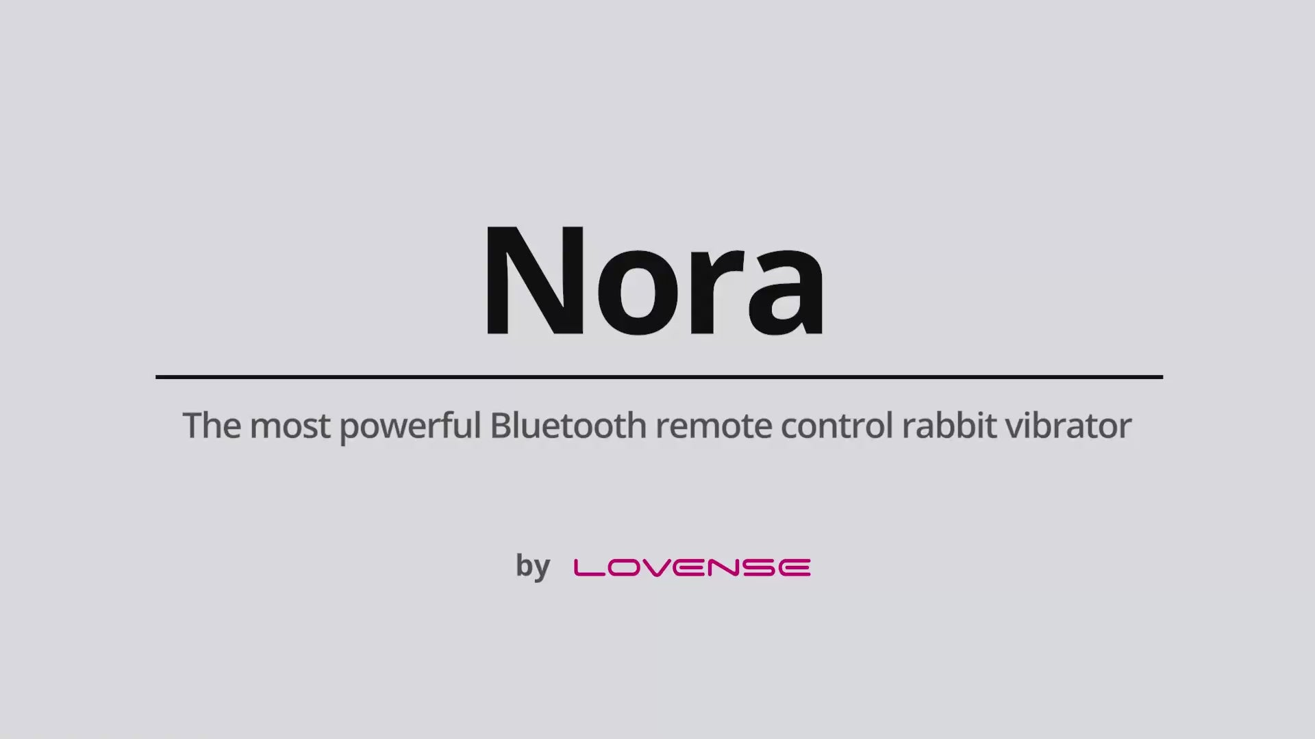 Φόρτωση βίντεο: Lovense Nora Bluetooth Rabbit Vibrator 20cm