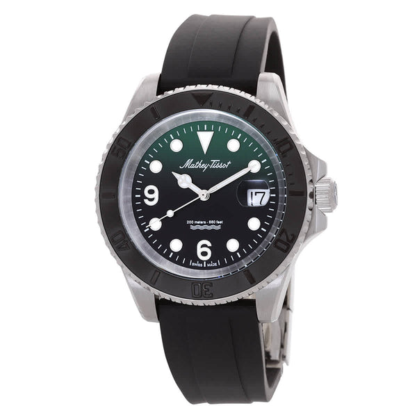 Ρολόι Mathey-Tissot Mathy Design Green Dial H909AV Quartz - Ανδρικό