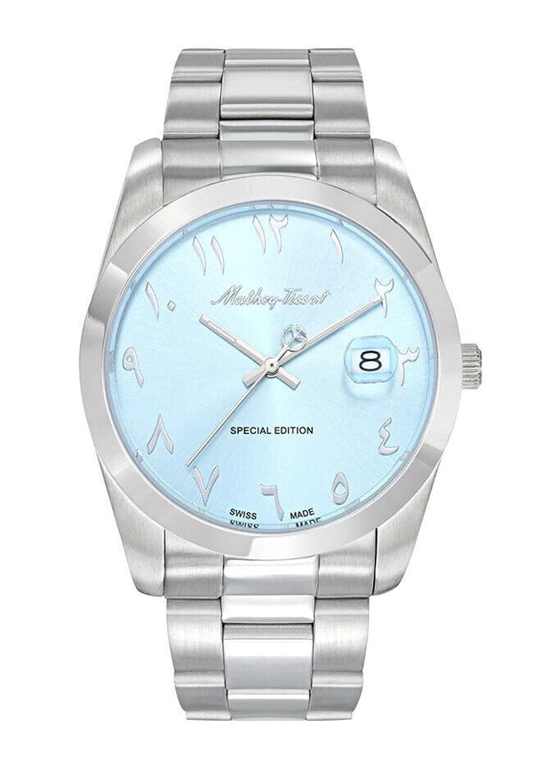 Ρολόι Mathey-Tissot Mathy Orient Blue Dial H450APSK Quartz - Ανδρικό
