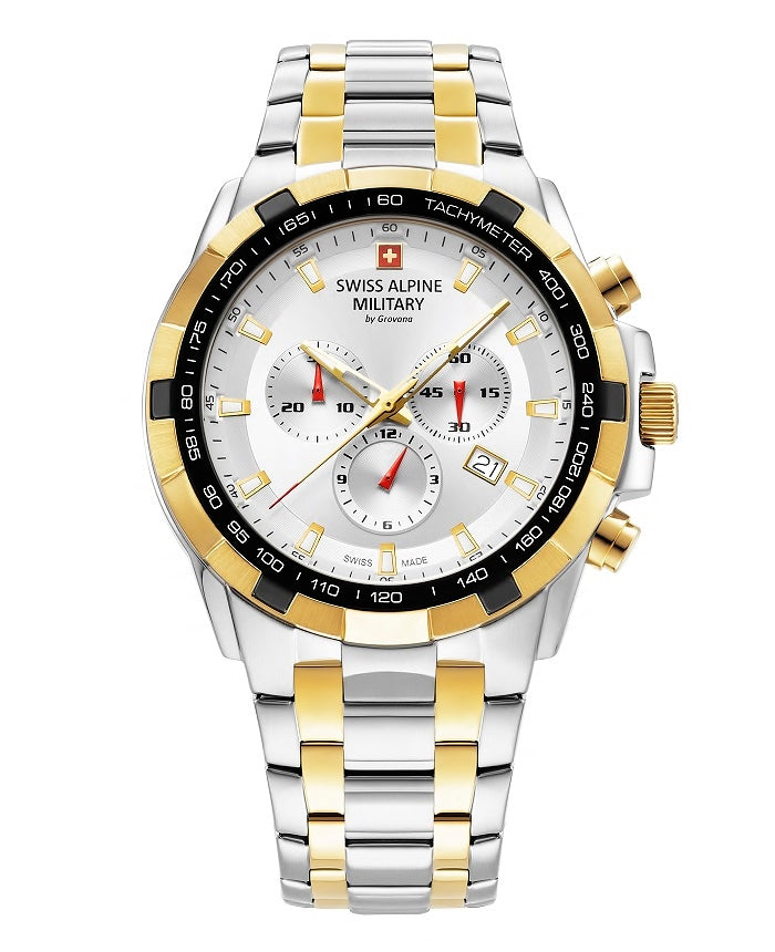 Ρολόι Swiss Alpine Military Star Fighter Chrono SAM7043.9142 Quartz - Ανδρικό