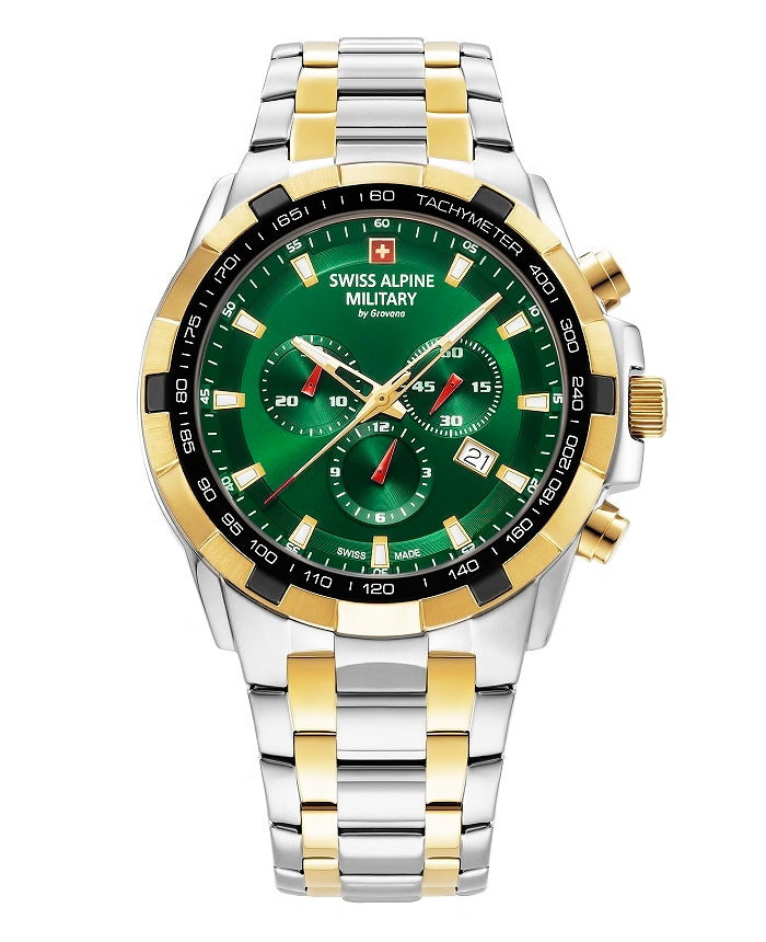 Ρολόι Swiss Alpine Military Star Fighter Chrono SAM7043.9144 Quartz - Ανδρικό