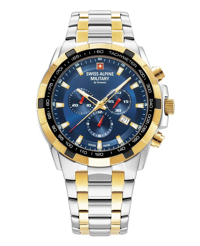 Ρολόι Swiss Alpine Military Star Fighter Chrono SAM7043.9145 Quartz - Ανδρικό